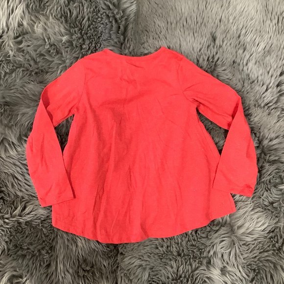 Toughskins | Girl's Long Sleeve Top | Red | Small - Picture 2 of 3